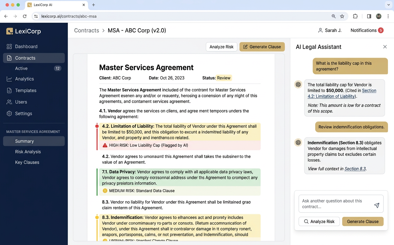 Skylex — AI legal assistant